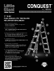 Picture of Conquest 2.0 22' Fiberglass Ladder  CCT-17102-303