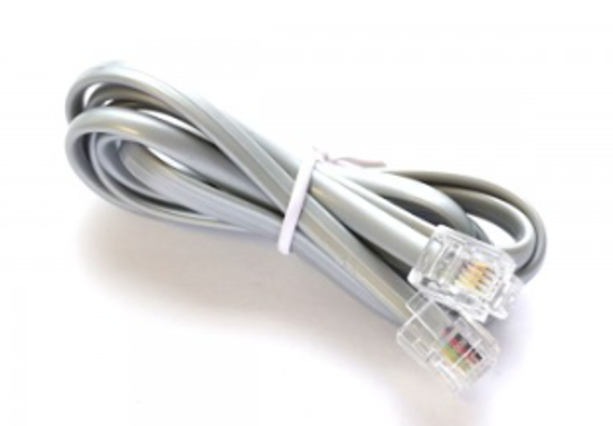 Picture of 3 ft. Telephone Line Cord , 6P4C, Mod-Mod   CCT-NWL-403MM
