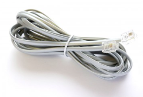 Picture of 7 ft. Telephone Line Cord , 6P4C, Mod-Mod   CCT-NWL-407MM