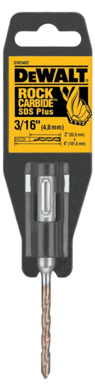 Picture of DeWALT SDS Masonry Drill Bit 3/16" x 4" CCT-DW5402B