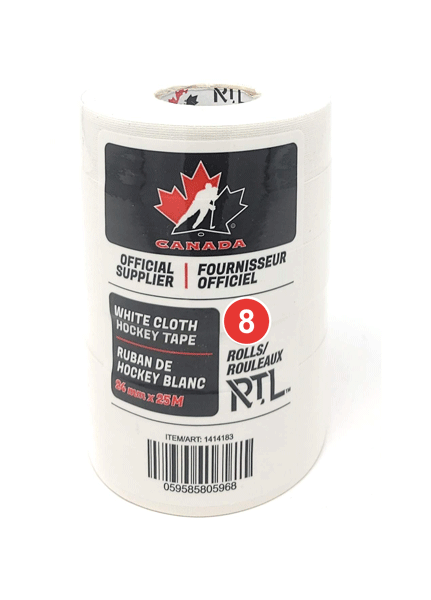 Picture of Sport White Cloth Hockey Tape   CCT-6950-10