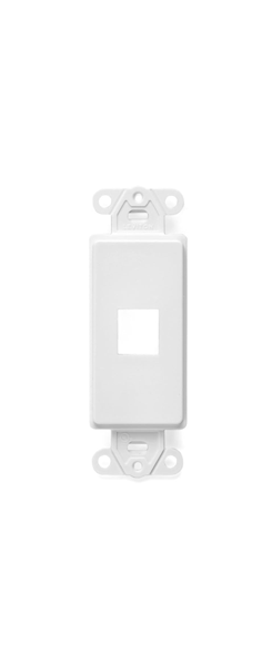 Picture of Decora 1-Gang Insert Wall Plate    CCT-D1PKB-WH